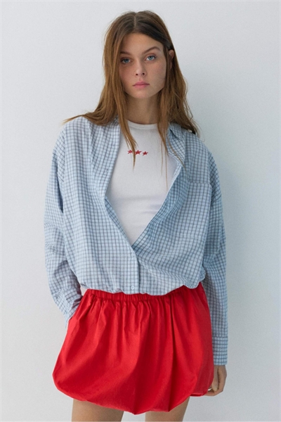 Мини-юбка-балон артикул 156279165