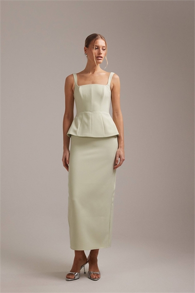 Платье для подружки невесты с квадратным вырезом артикул 153081234