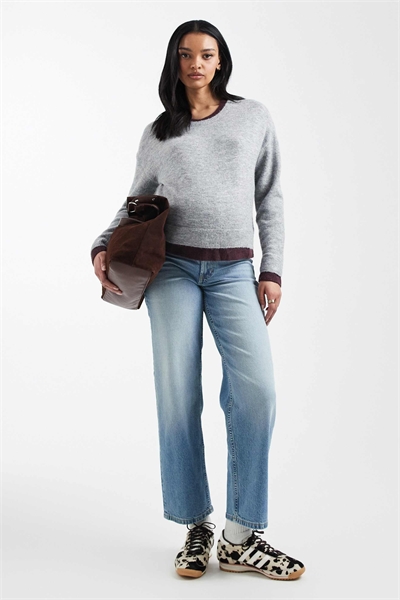 ASOS DESIGN: Удобные джинсы для беременных с прямым кроем из эластичного материала артикул 153598293