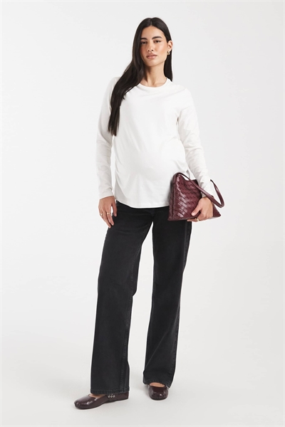 ASOS DESIGN: Удобные джинсы для беременных с прямым кроем из эластичного материала артикул 152863312