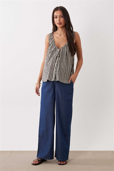 Джинсы из шерсти с завязками под животом от Mamalicious Maternity артикул 153079968