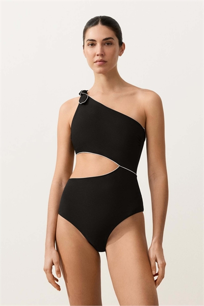 Трикини с асимметричной окантовкой артикул 155939175