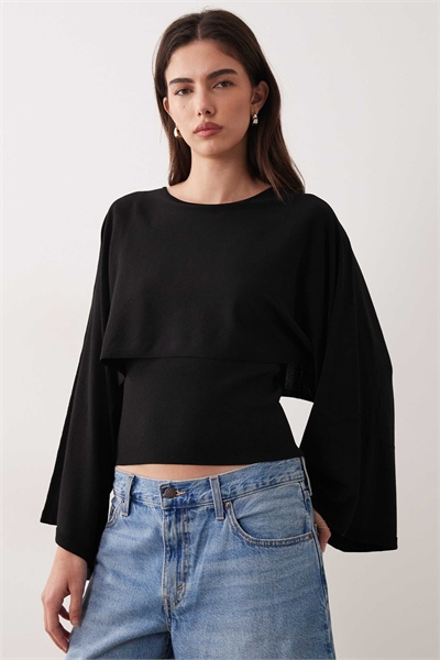 Вязаная накидка артикул 155144882