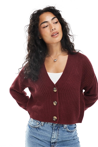 Кардиган из ребристой вязки артикул 147620241