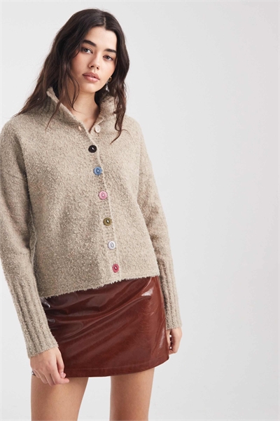 Разноцветный кардиган на пуговицах артикул 153564700