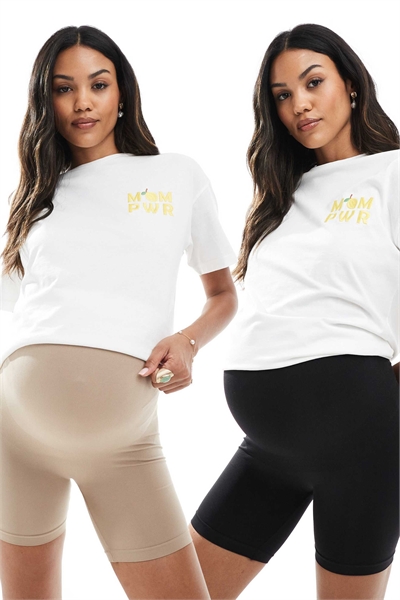 Mamalicious Maternity: комплект из 2-х шорт с поддержкой живота артикул 141271795