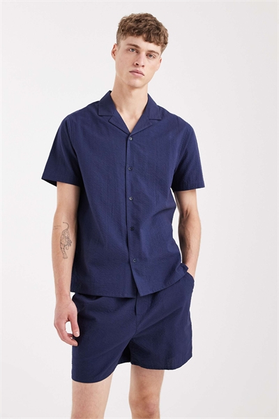 Шорты из ткани «сирсакер» артикул 153085337