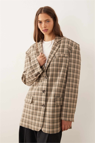 Идеальный блейзер свободного кроя с однорядной застежкой артикул 152672230