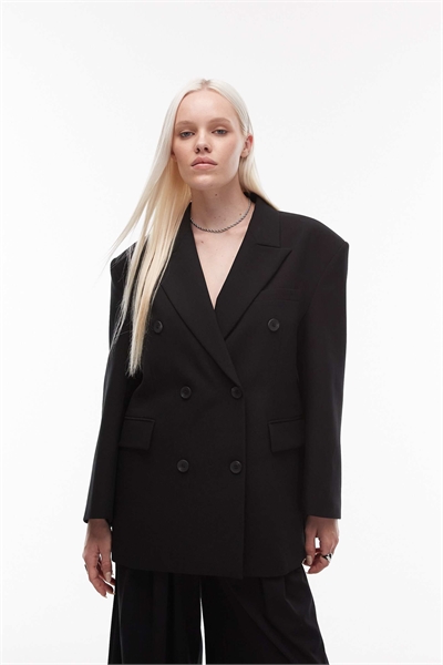 Двубортный блейзер свободного кроя артикул 151785324