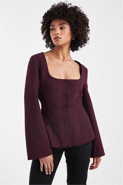 Блейзер с затягивающимся корсетом артикул 153919653