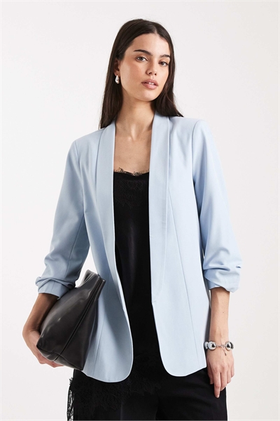 Блейзер с рукавами с рюшами, сшитый на заказ артикул 152631355