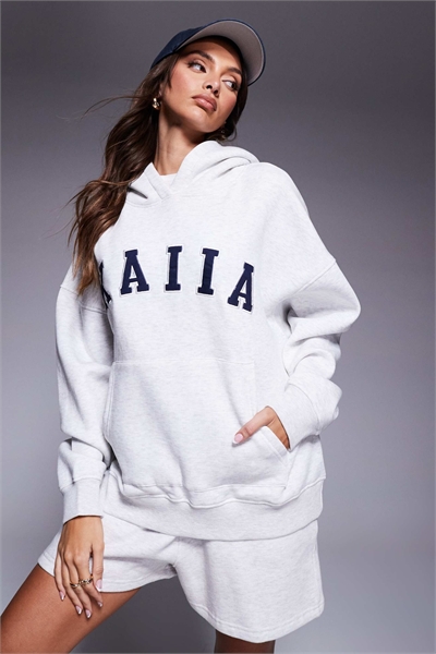 Толстовка с капюшоном из смесовой ткани с хлопком и вышитым логотипом co-ord артикул 142045626