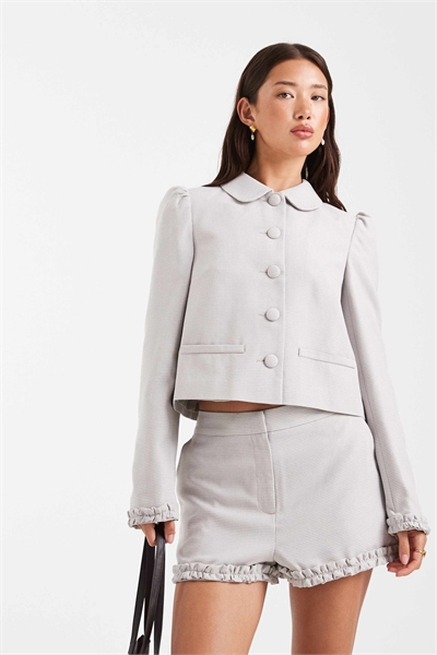 Блейзер с рукавами-буфетками и застежкой на пуговицы co-ord артикул 143261488