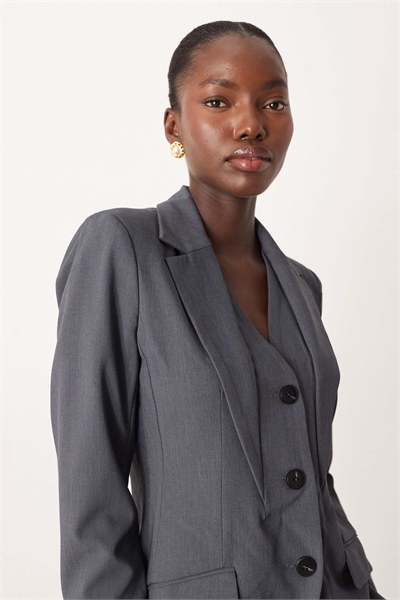 Жилет премиум-класса с отделкой, блейзер с индивидуальным кроем co-ord артикул 149822885