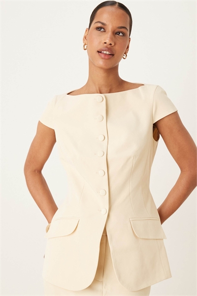 Блейзер с формованными рукавами-крылышками co-ord артикул 144018156