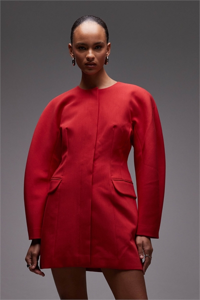 Платье-блейзер с рукавами-коконами артикул 150560479