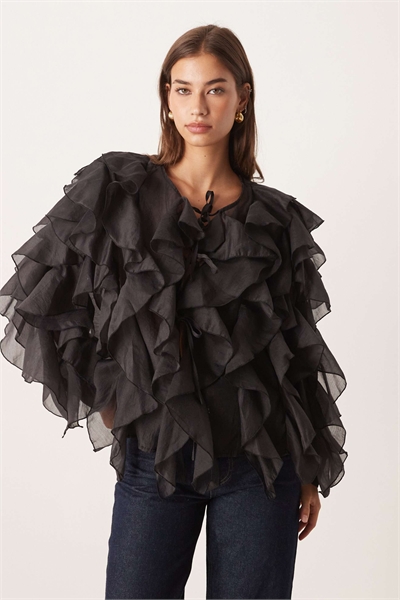 Блузка Dream Sister Jane с завязками спереди и оборками артикул 151557704