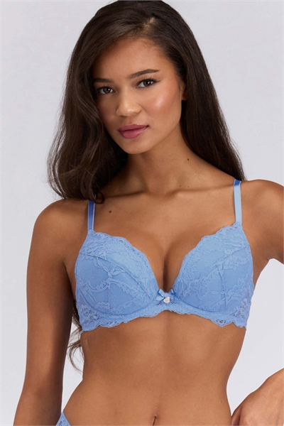 Бюстгальтер с глубоким вырезом и кружевом «Молли», с легкой подкладкой, в цветочный принт артикул 156305558