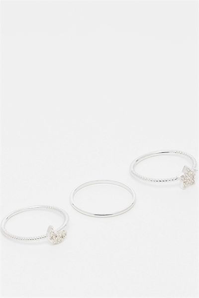 Набор из 3-х кольц «Небесные» артикул 151447656