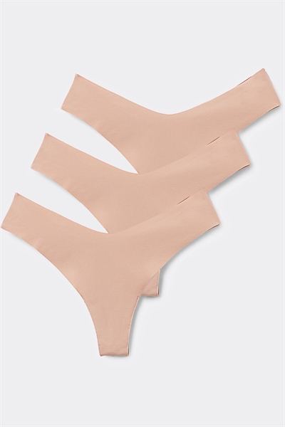 Набор из 3-х бразильских трусиков с высоким вырезом, изготовленных методом лазерной резки артикул 153996443