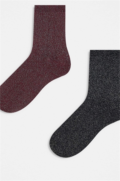 Набор из 2 пар носков с блестками артикул 151021100