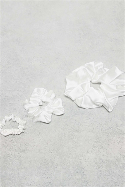 Набор из 3 атласных резинок для волос артикул 143217748