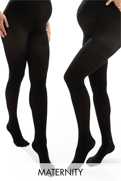 Mamalicious Maternity: комплект из 2 пар колготок плотностью 200 ден артикул 132365238