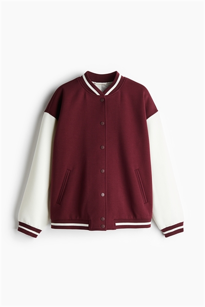 Бейсбольная куртка с узором артикул 1276934003