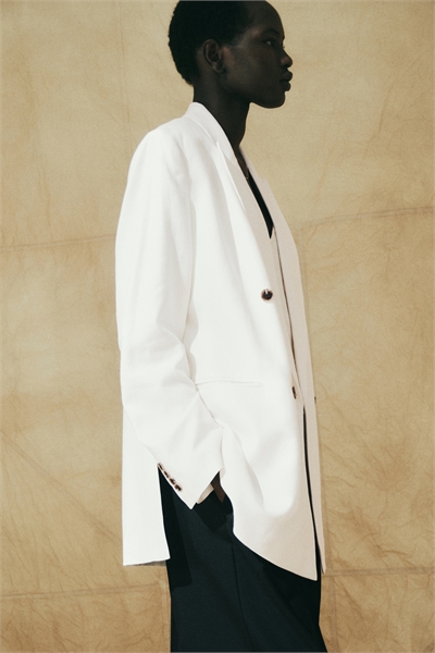 Блейзер из смешанного льна артикул 1331904003