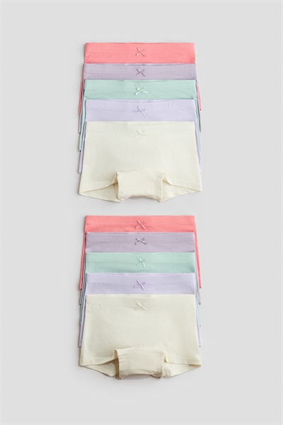 Трусы шортики из хлопка в наборе 10 штук артикул 0690054048