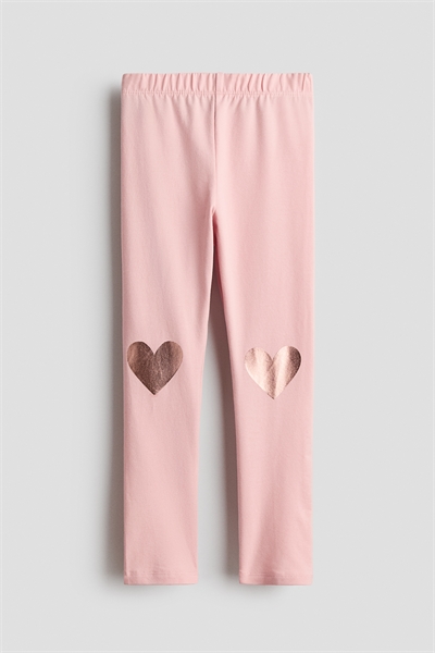 Леггинсы из принтованного трикотажа артикул 1216949024