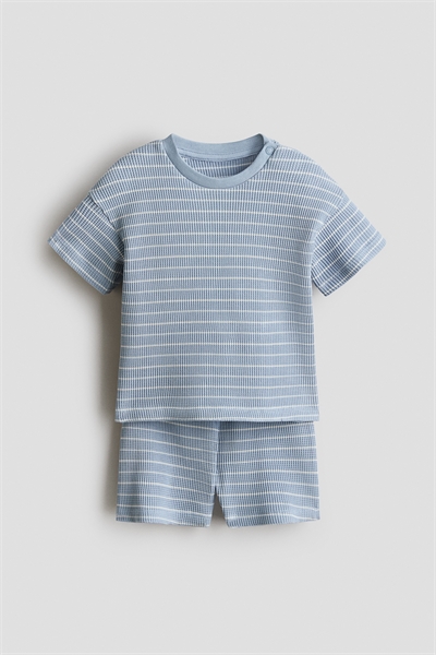 Комплект из 2 частей из вафельного хлопка артикул 1227624007