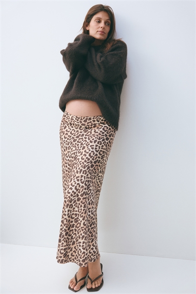 Юбка из атласа для беременных MAMA артикул 1296157007