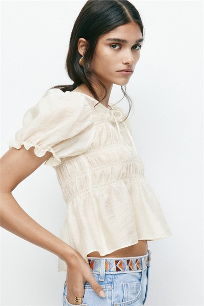 Блузка со сборками артикул 1316657003