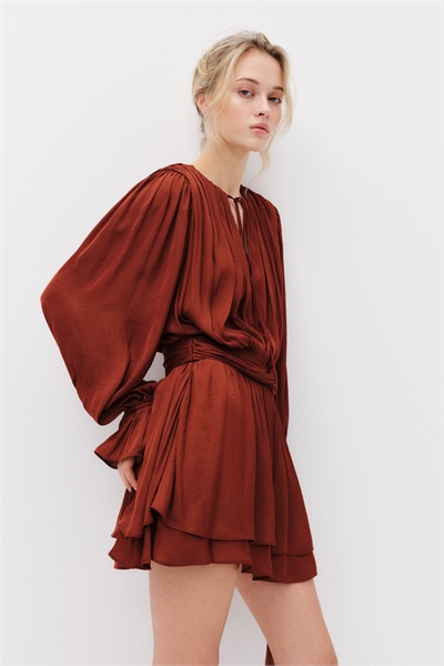 Платье с драпировкой и узлами артикул 1322235003