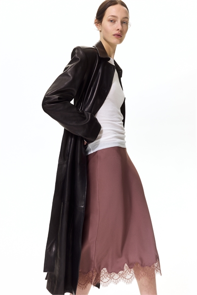 Юбка-комбинация с кружевной отделкой артикул 1330164003