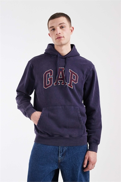 Худи с логотипом на груди, окрашенное в массе артикул 155313206