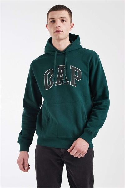 Толстовка с капюшоном и логотипом на груди артикул 155313198