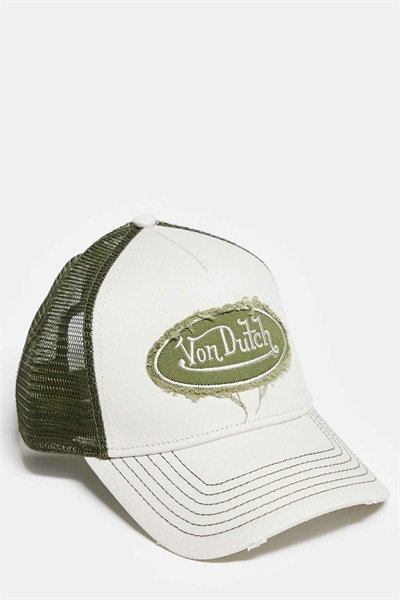 Бейсболка-тракер с логотипом в стиле «дистресс» артикул 153054107