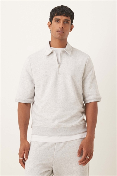 Свитшот с короткими рукавами и застежкой-молнией от Loopback артикул 149831749