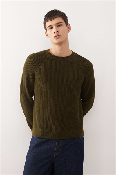 Свитер прямого кроя из трикотажа артикул 150970230