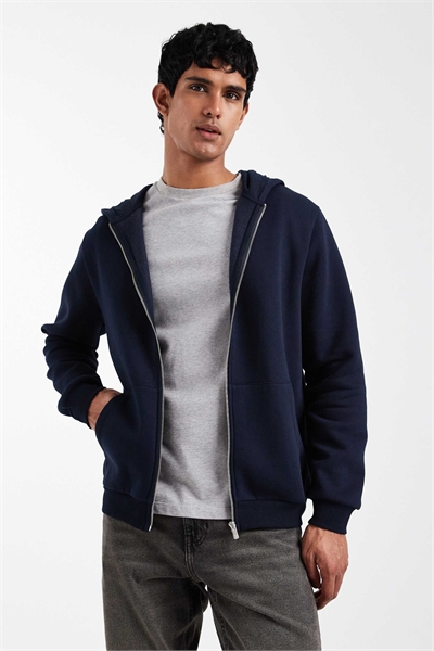 Толстовка на молнии с капюшоном артикул 153574637