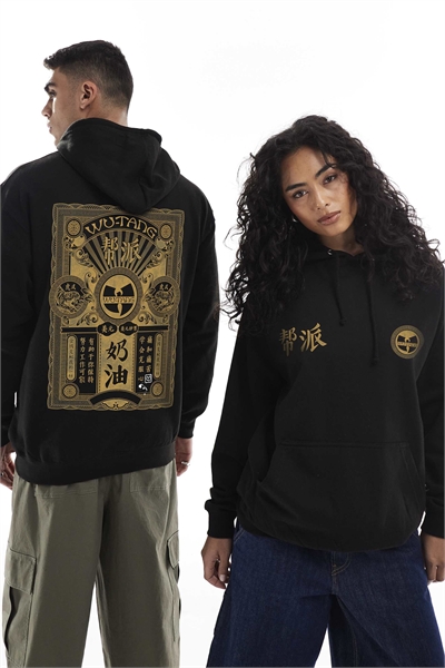 Худи с капюшоном x Wu-Tang Clan свободного кроя артикул 156286789