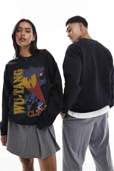 X Толстовка свободного кроя с принтом Wu-Tang Clan «Enter Space» артикул 156286428