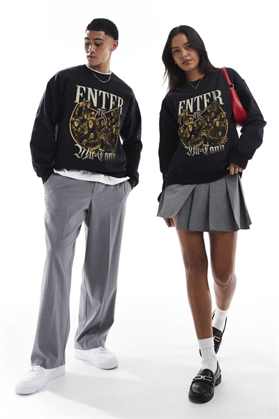 X Wu-Tang Clan: толстовка свободного кроя «Enter the Wu» артикул 156286429