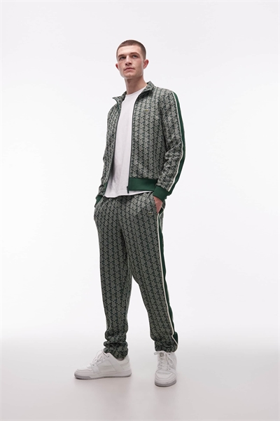 Спортивные брюки с прямыми брючинами и монограммой артикул 154085444