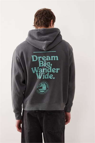 Толстовка с логотипом на груди и свободным кроем артикул 151338396