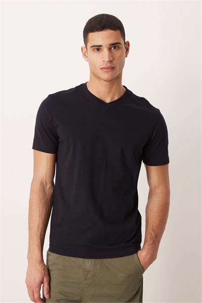 Футболка свободного кроя с V-образным вырезом артикул 154635635