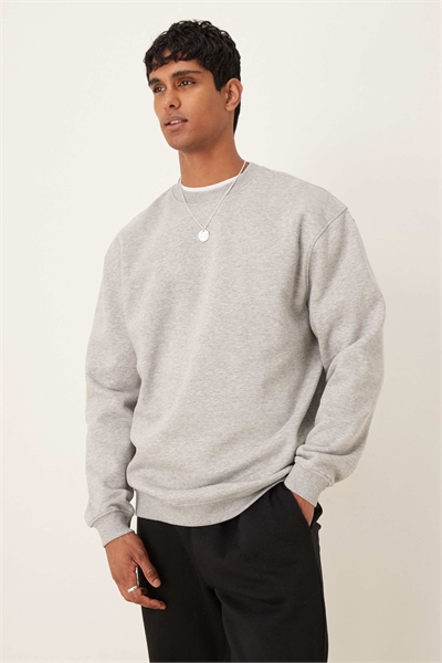 Свитшот Essentials свободного кроя удлиненного фасона артикул 148075934