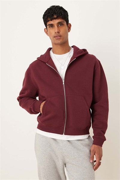 Свободная толстовка с капюшоном и застежкой-молнией из серии Essentials артикул 146905257